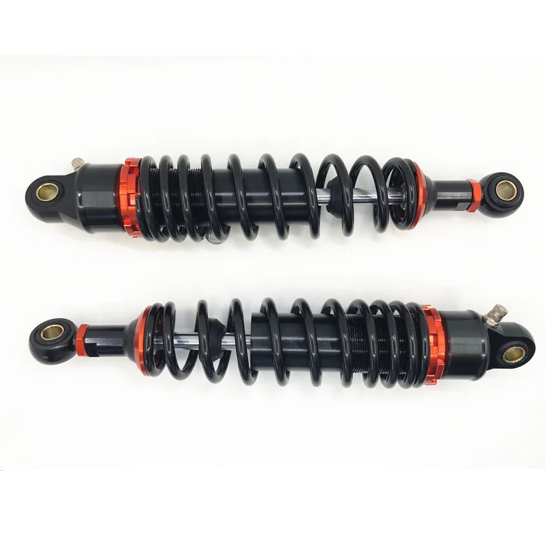 340 mm motorfiets schokdemper achterschokdemper hydraulische olie gemodificeerde auto bovenste en onderste ronde kop dubbele reductie