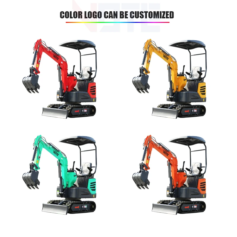 800กก.Mini Excavator 1 2ตันจีน1.7 1.8ตัน Micro Digger 1ตันขนาดเล็ก Bagger สำหรับขนาดเล็ก mini Excavator ราคา
