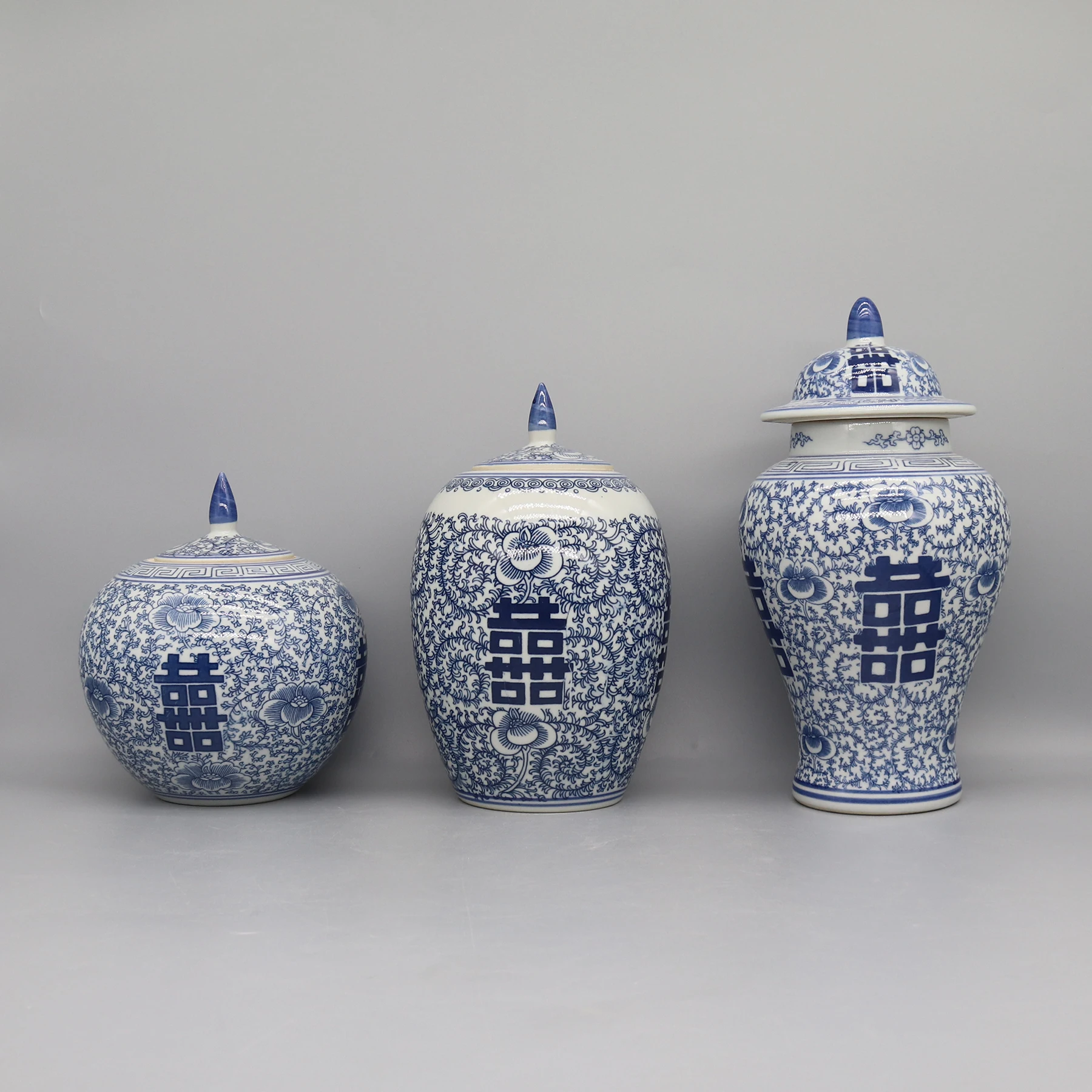 Ceramic Jar, Canister, Pot, Vase, Blue and White Ceramics, Home Decoration