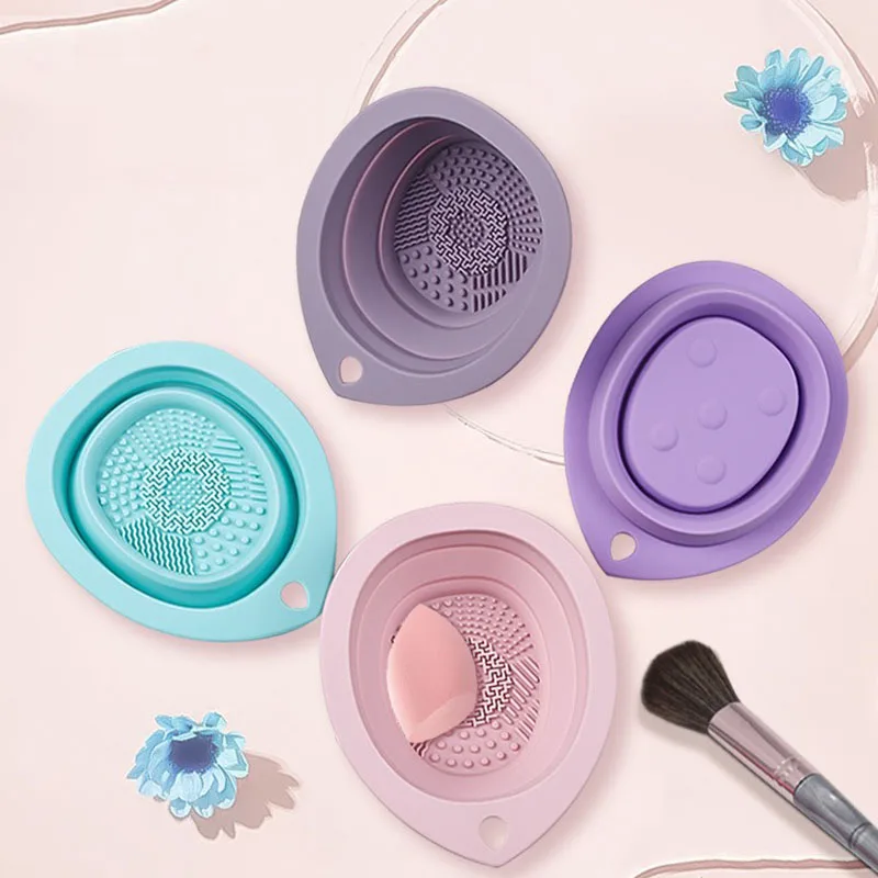 Nieuwe 1/2 Stuks Siliconen Make-Up Reinigingsmat Make-Up Kwasten Wassen Voor Schoonmaken Make-Up Kwasten Tool Brush Cleaner HZSQJGZ04