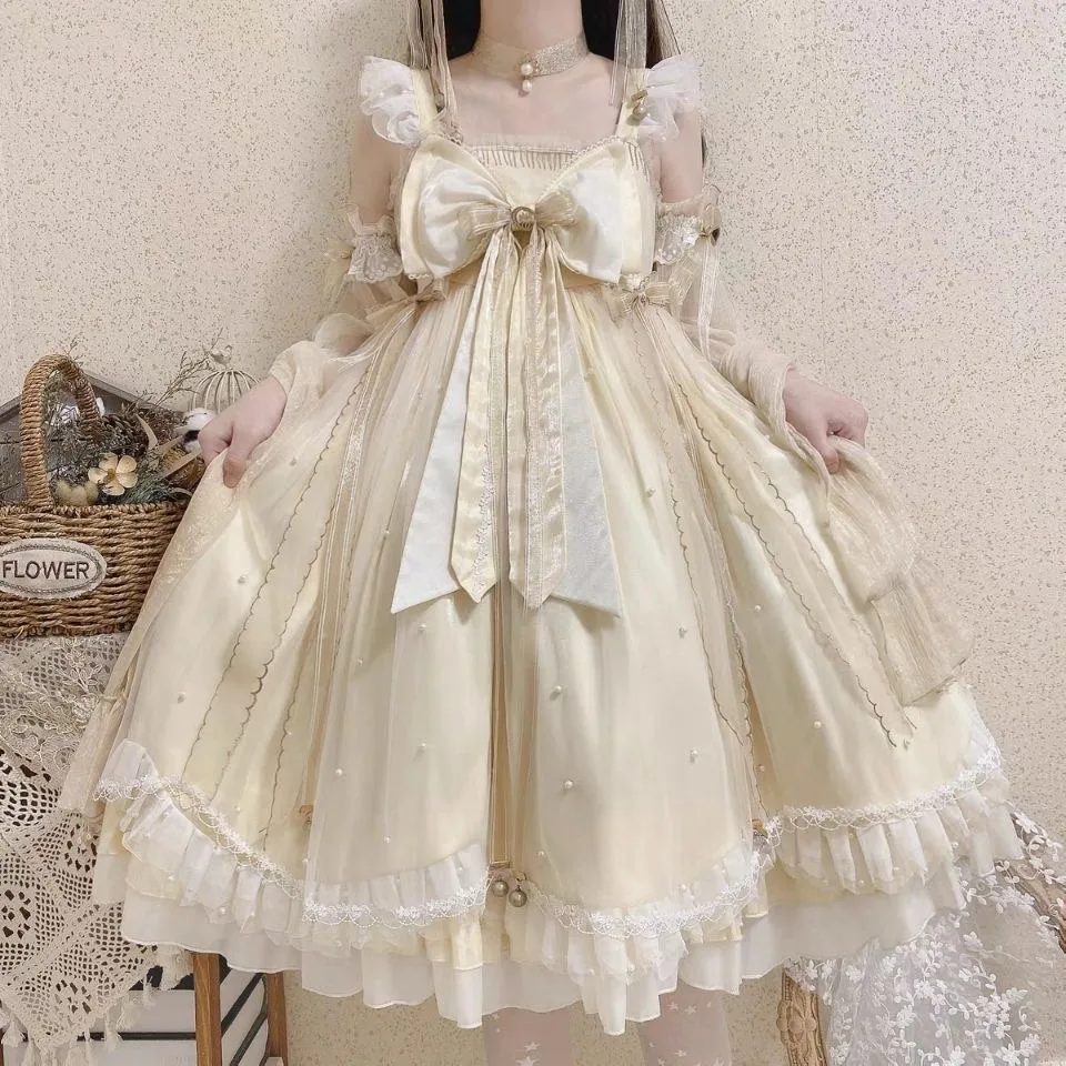 

New Lolita Princess dress jsk Sweet and lovely Chinese style Lolita dress