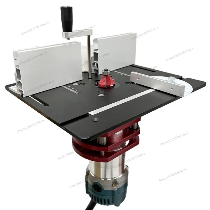 C8 + 1 Generation Lifting Base, Flip-chip Plate Bakelite Milling Aluminum Alloy Flip-chip Plate, Trimming Machine Woodworking
