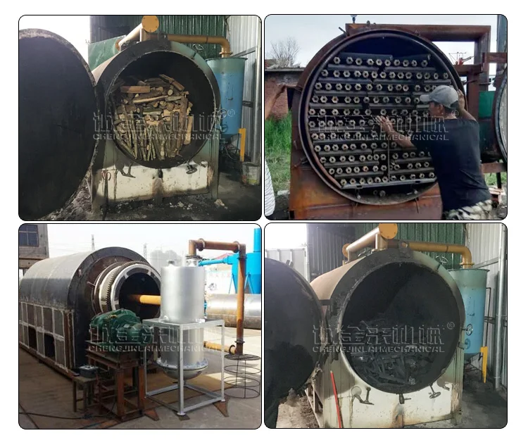 Lage prijs carbonisatieoven houtskool making machine