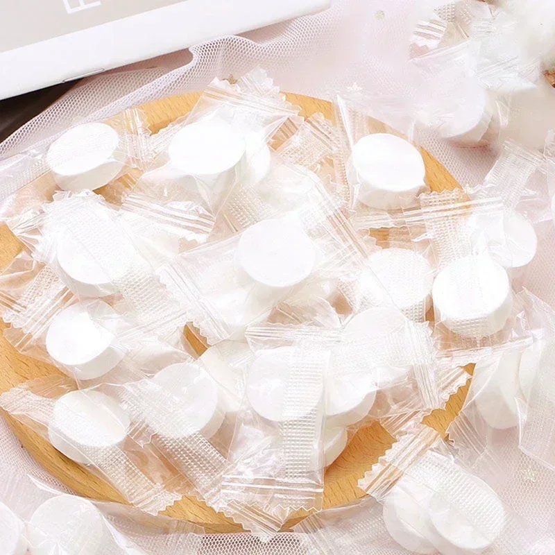 

10/50/100pcs Portable Compressed Towel Disposable Face Cleaning Soft Compressed Hand Wipe Towel Non-Woven Makeup Wipes