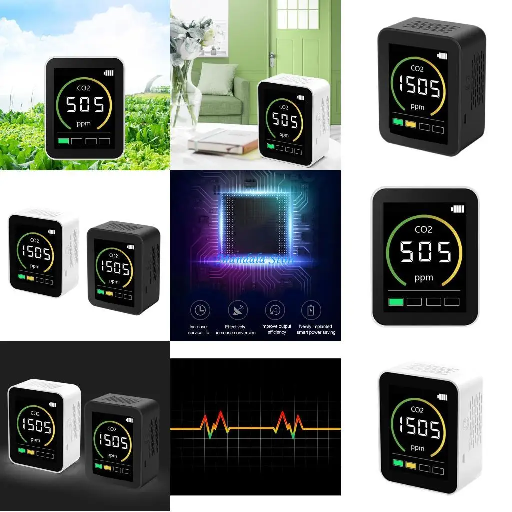 

U2JC CO2 Air Quality Monitor Gas Tester Carbon Dioxide Meter Detector