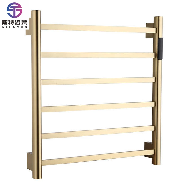 

Heated Towel Rack Warmer Electric Wall Mounted Rail Heated Towel Radiator Storage Rack Warmer