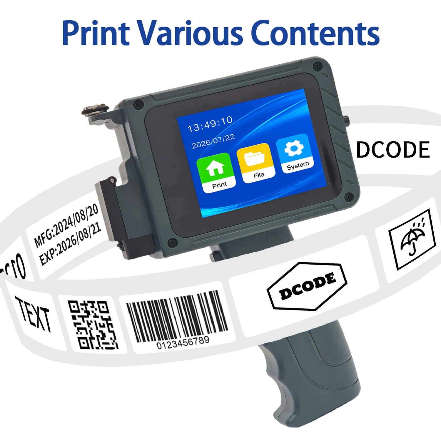 DCODE DC15, Printer Inkjet Por - Coding Machine Date Printer Inkjet ulasan dan harga