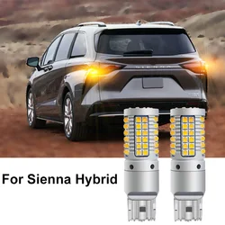 Car LED Bulb For Toyota Sienna Hybrid 2021 2022 2023 2024 2025 LED Car Exterior Turn Signal Backup Bulbs CANBUS
