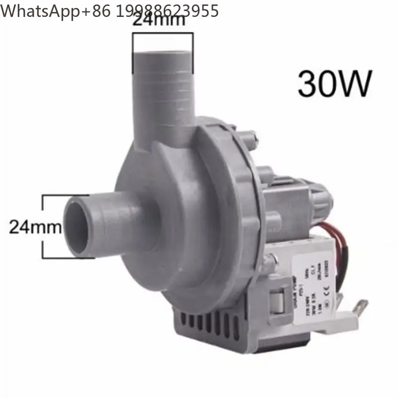 general 30W washing machine drain pump motor caliber 24/24mm full copper dedicated washer repair spare parts