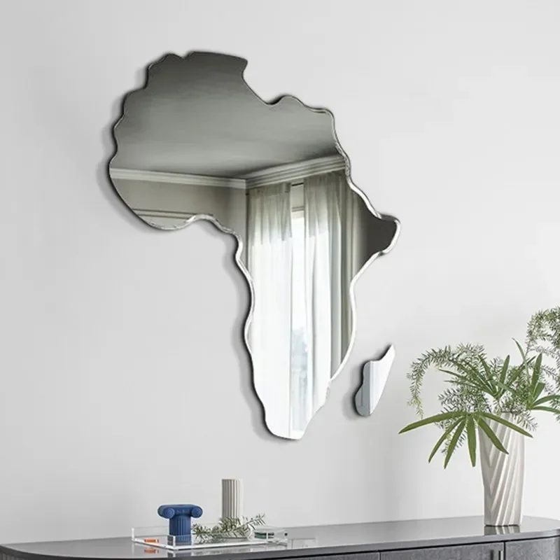Special-shaped irregular dressing mirror ins wind decorative mirror entrance creative wall wall mirror customization