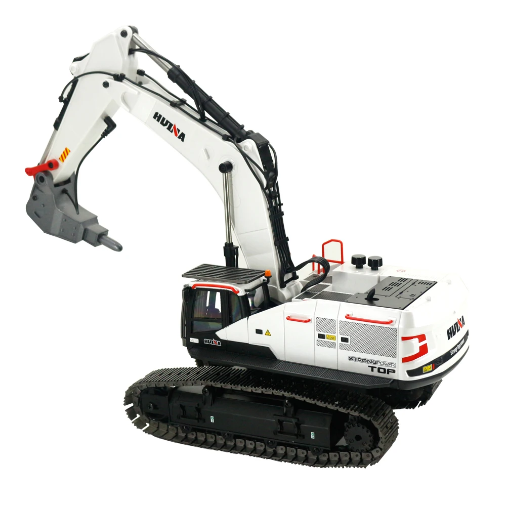 Controle Remoto Escavadeira RC Brinquedos, Profissional Digger, Veículo de Construção, Hobby Gift, Trator Crawler, Huina RC Caminhões, 1:14, 1594