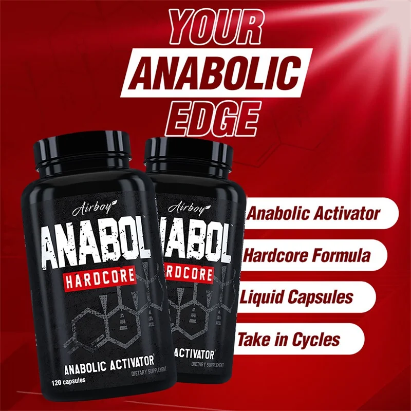 Anabol Hardcore Supplement - Improve Energy Endurance, Boost Metabolism, and Build Muscle Mass