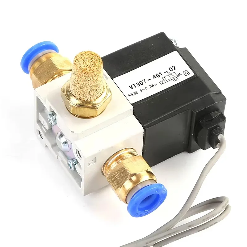 Two Three-way Vacuum Valve Pneumatic Direct-acting Solenoid Valve High Frequency VT307-3G/4G/5G/6G/4G1/5G1-01/02 Electromagnetic