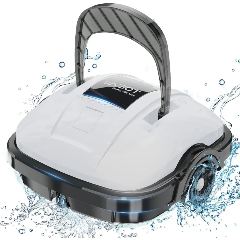 Wybot Osprey 200max Akku-Pools taub sauger mit aktualisierter Batterie bis zu 100 Minuten Laufzeit, Roboter-Pool reiniger, starke Absaugung