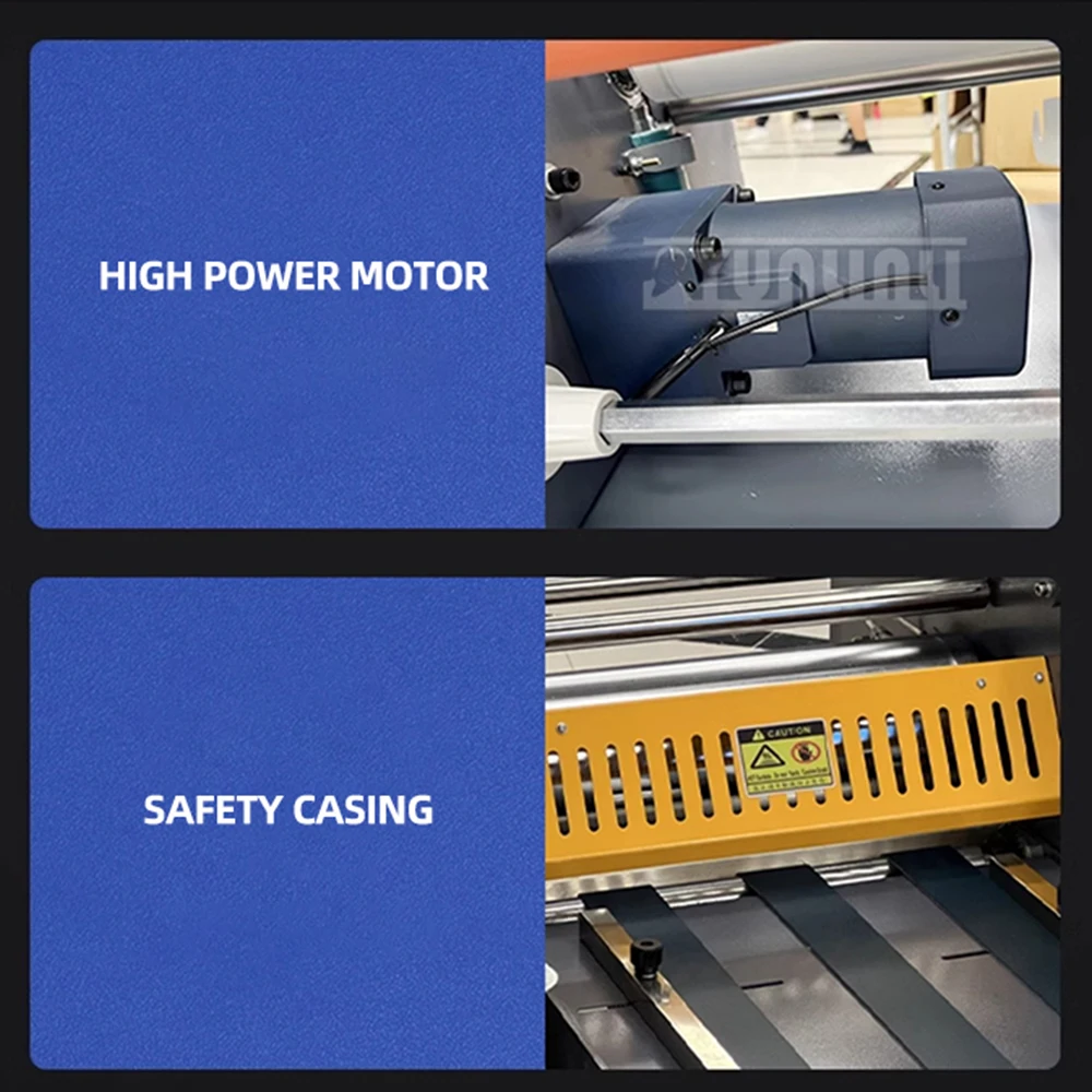 Hydraulic heavy-duty laminating machine fully automatic 390C hot and cold laminating adhesive A3 laminating edge cutting