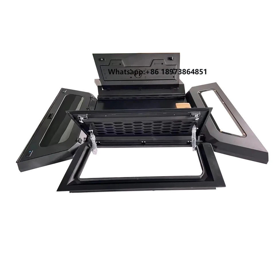 

Lightweight Aluminum Flat Material 4x4 Slide on Camper Truck Topper Canopy Fit for Ford Ranger F150 Hardtop