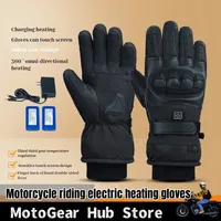 Motorcycle Riding Electric Heating Gloves Lithium Battery for Long-Lasting Warmth Winter Outdoor Duty Anti Slip Touch Screen