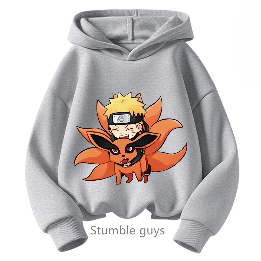 

Fashion Narutos Hoodie Kids Clothes Boys Casual Sonic Clothing Cartoon Spring Autumn Hoodie Anime Sasuke Sweatshirt Kakashi Tops