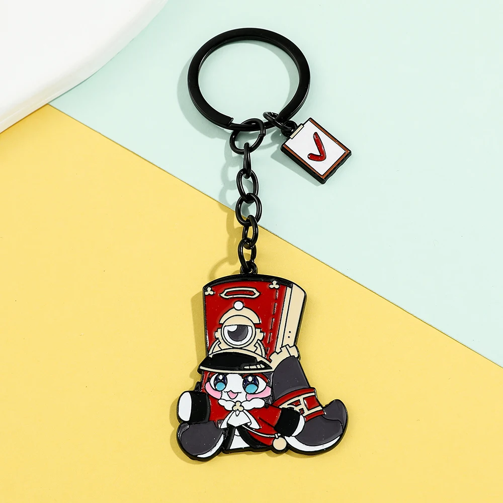 Honkai Star Rail Anime Keychain Kawaii Cartoon Pom Pom Metal Keyring Pendant Exquisite Figure Gift for Men And Women