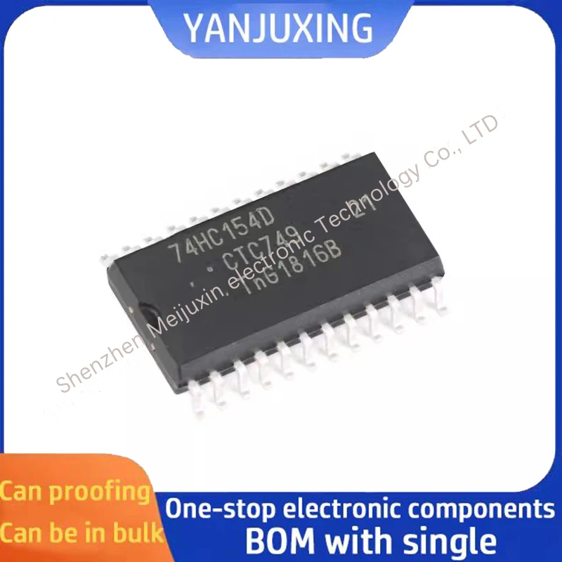 

5pcs/lot 74HC154D 74HC154 SOP-24 Signal switch multiplexer decoder 7.2mm wide body