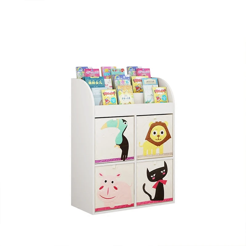 

Children's room bookcase bookshelf baby toy cabinet children's cartoon picture book rack drawer storage shelf