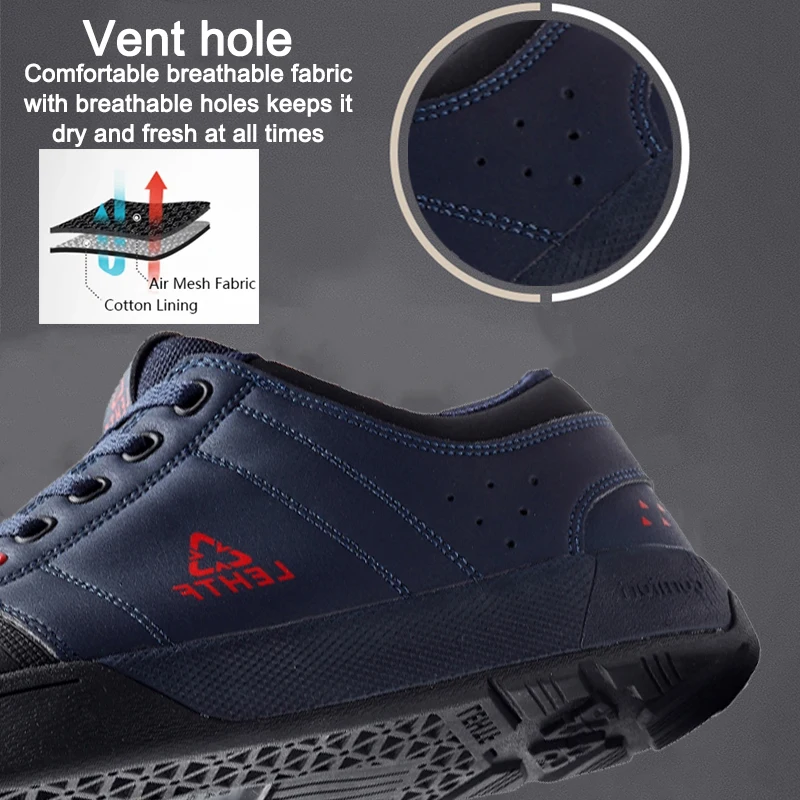 أحذية ركوب الدراجات قابلة للقفل للفصول الأربعة للرجال مريحة للتنفس ومضادة للانزلاق للمشي لمسافات طويلة أحذية رياضية للدراجة الترابية #2