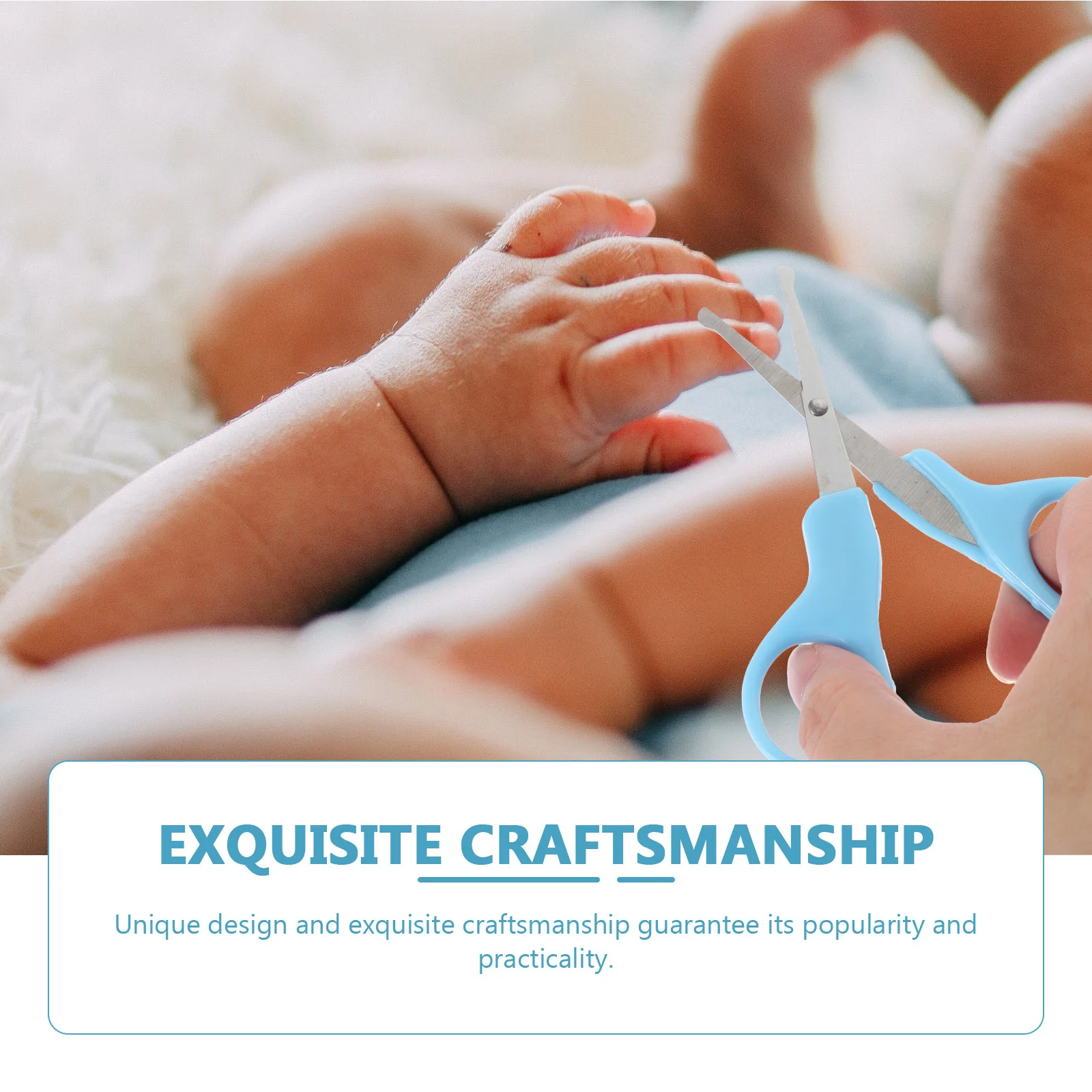 

1Set Baby Grooming Beauty Kit Exquisite Craftsmanship Infant Nail Trimmer Portable Baby Care Infant Grooming Tools