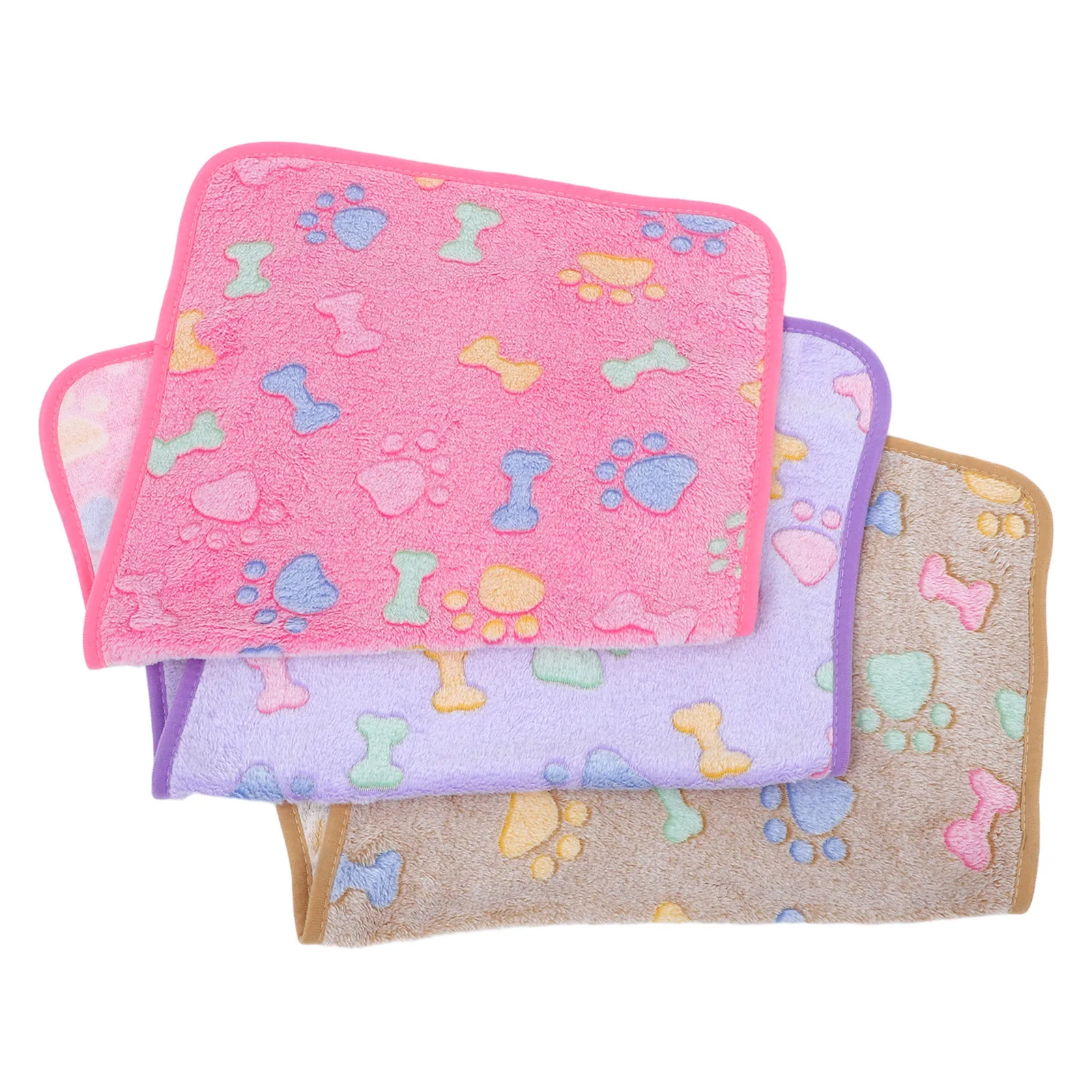 

3Pcs Dog Blanket Soft Warm Washable Pet Blanket Multiuse for Cats Dogs Car Bed Kitten Puppy Mat Sleep Mat for Pets