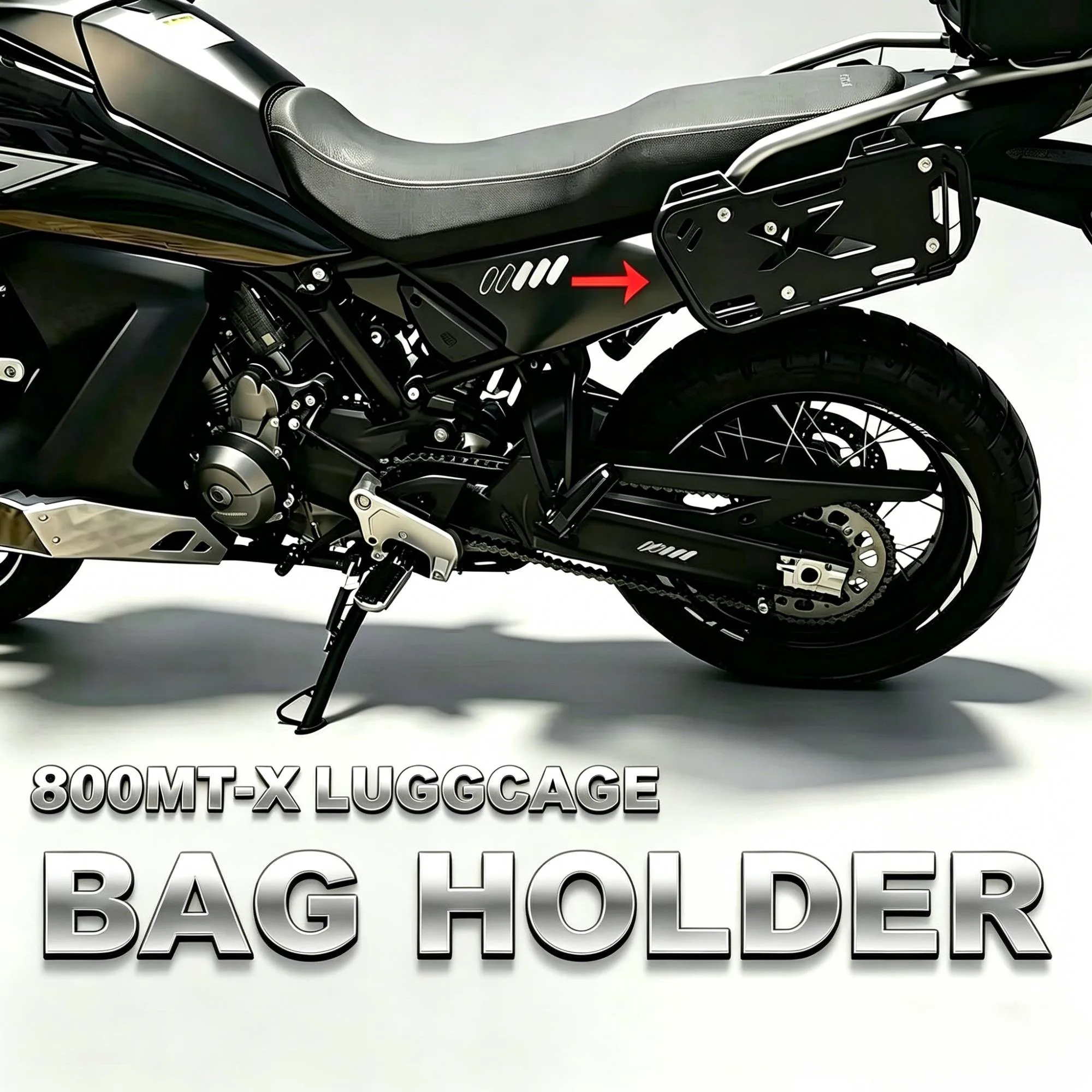 Side Bracket Side Box Luggage Bracket Accessories For CFMOTO 800MT-X 800MTX 800mtx Motorcycle Side Bracket Luggage Bracket