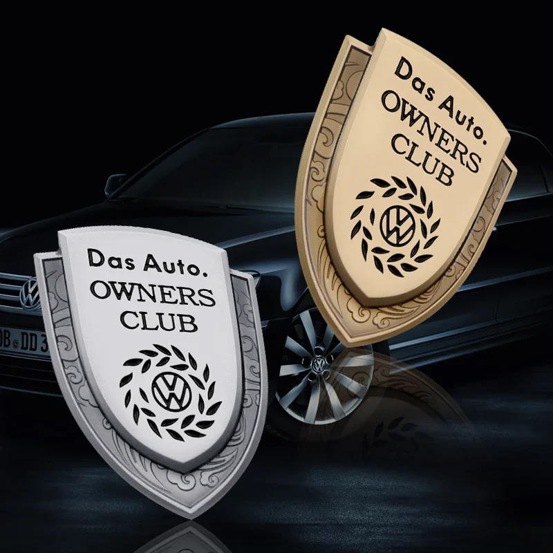 Car Body 3D Metal Modified Decorative Stickers Car Accessories For Volkswagen VW Jetta MK5 MK6 Golf-4 5 6 7 Passat 3B7 601