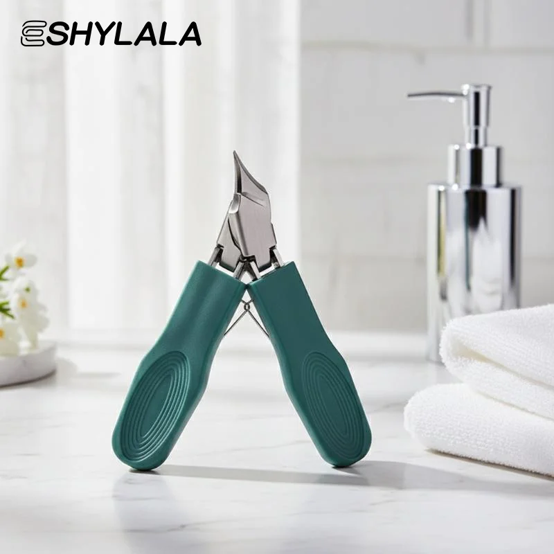 Thick Toenail Clipper For Ingrown Toenails Professional Stainless Steel Trimmer for Seniors Home Foot Care Kit Use
