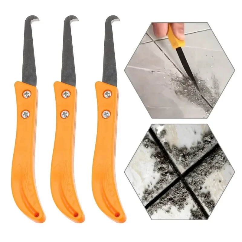Professional Cleaning and Removal of Old Grout Hand Tools Tile Gap Repair Tool Hook Knife Tungsten Steel Joint Notcher Collator