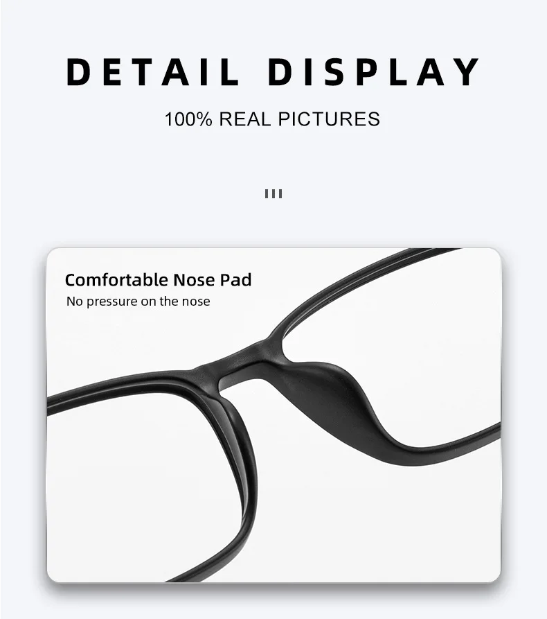 OKH UltraLight Reines Titan Brille Blau Licht Blockieren Lesebrille Männer Myopie Hyperopie Optische Glas Rezept Brillen prescription glasess – Detail 7