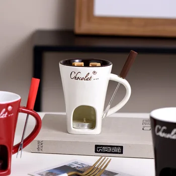 Ceramic Chocolate Fondue Warmer 1