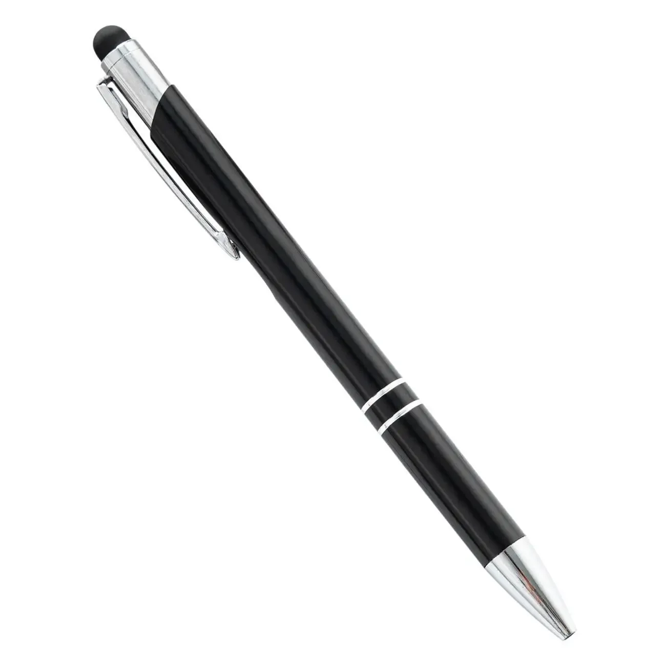 30PCS Metal Pen Holder, Touch Screen Ballpoint Pen, Two Line Jumping Pen, Signature Pen, Business Metal Pen