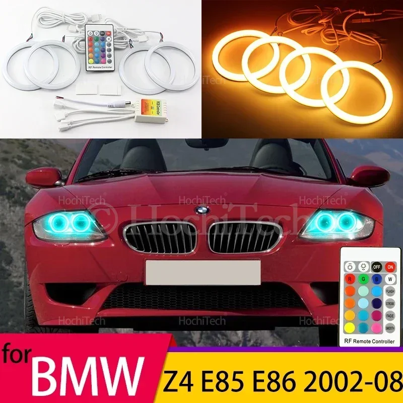 

For BMW Z4 E85 E86 2002-2008 Car Accessories Car Daytime Lights - 16 Colors, 4 Modes, RF Remote & Dimming Function