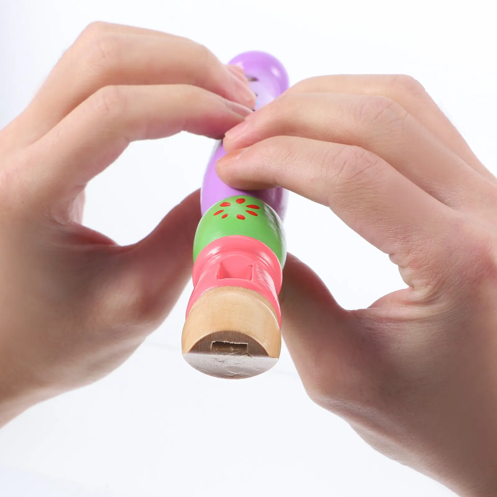 

2Pcs Wood Piccolo Flute 6-Hole Cartoon Design Lightweight Kids Musical Instruments Educational Instrument for Brain Development