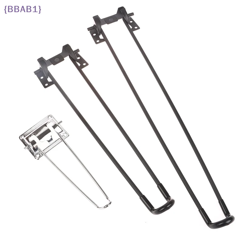 【AB1】1Pc Folding Table Legs U-shaped Table Leg Metal Furniture Foldable Laptop Coffee Table Replacement Bed Cabinet{H}