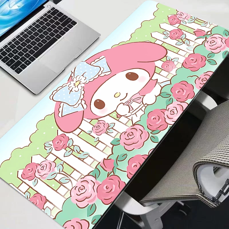 Mouse pad my melody notbook computador tipo velocidade varpet tapete para e-sports jogadores portátil teclado mousepad escritório pc tapete de mesa