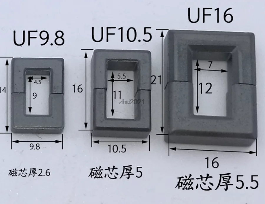 UF9.8 UF10.5 UF16 UU shape ultra large transformer ferrite core 4pins isolator ferrite RF choke ferrite bead ,10sets/lot