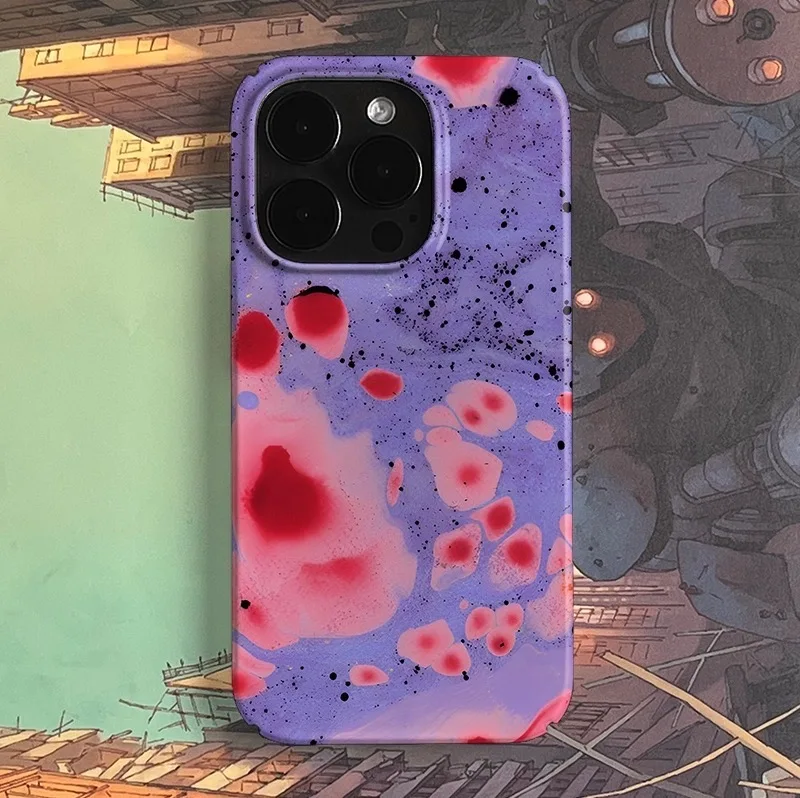 

Purple Bubble Graffiti Art Phone Case for IPHONE 17 Air 16E 15 PROMAX 14 Plus 13 12 MINI 11 PRO 16Plus XR XS Acrylic Phone Cover