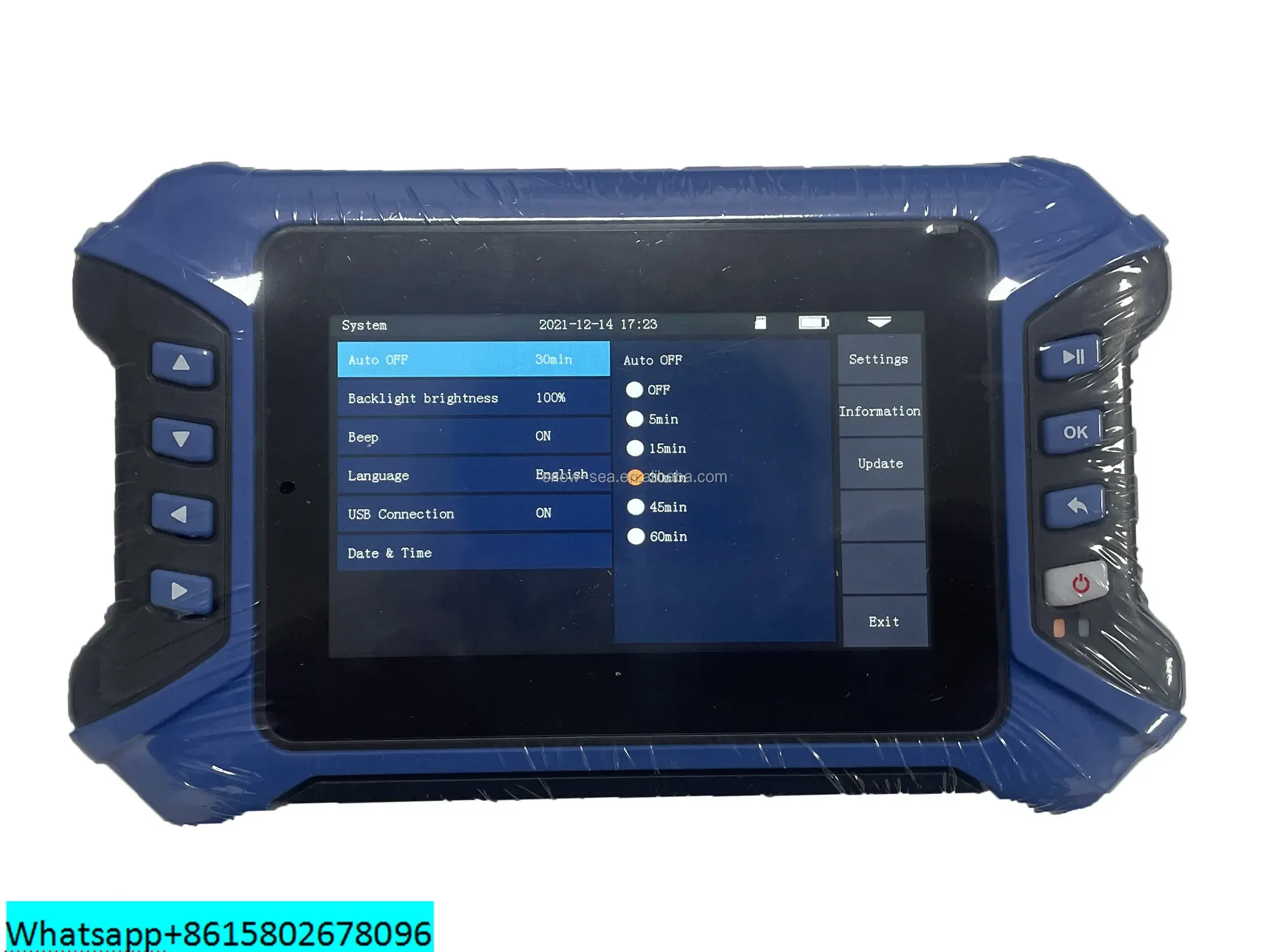 3302N 1310/1550nm 32/30dB 100KM 9 Functions in 1 Device Type Touch Screen OTDR