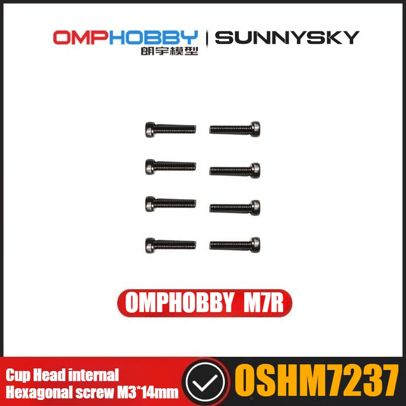 OMPHOBBY M7R RC Helicopter Spare Parts Cap Head Internal Hexagon Screw M3*14mm OSHM7237