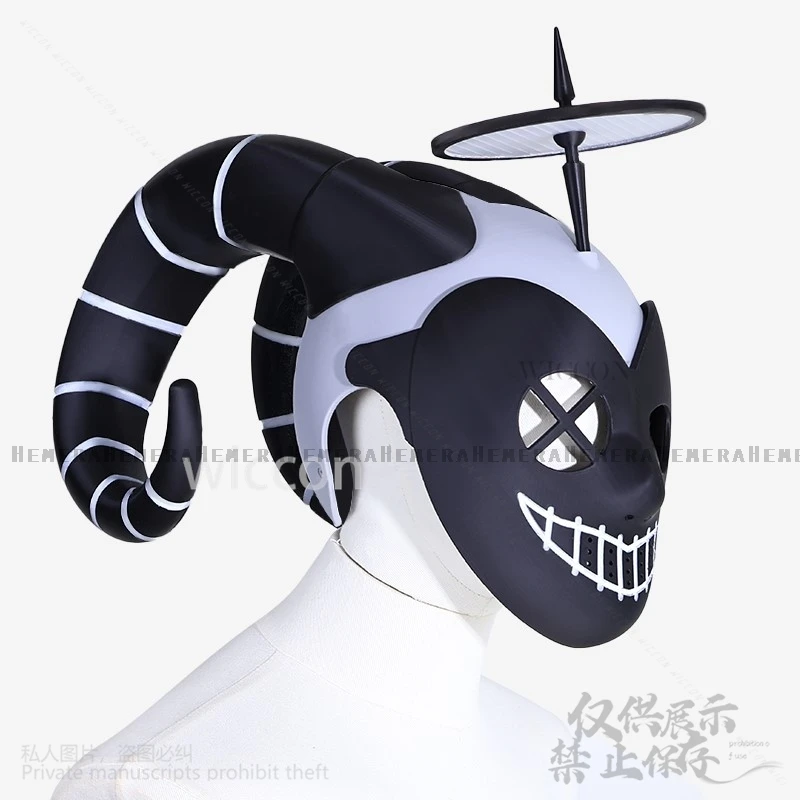 Luit Cosplay Kostuum Angel Hotel Voor Halloween Kerstfeest Rekwisieten 3D Afdrukken Masker Anime Hazbin Polymelkzuur