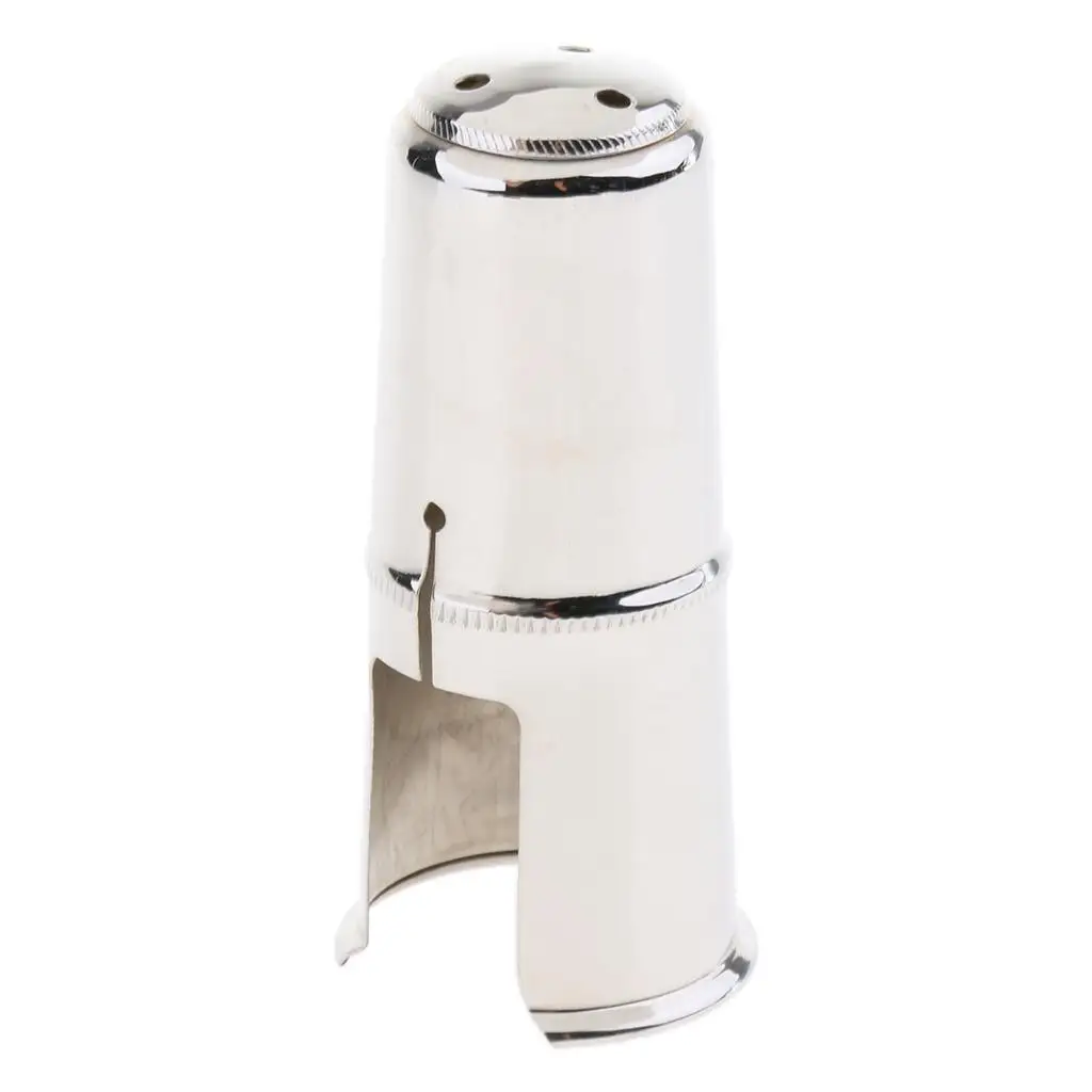 Silver Nickel Plated Bb Clarinet Mouthpiece Cap for Wind Instrument Parts