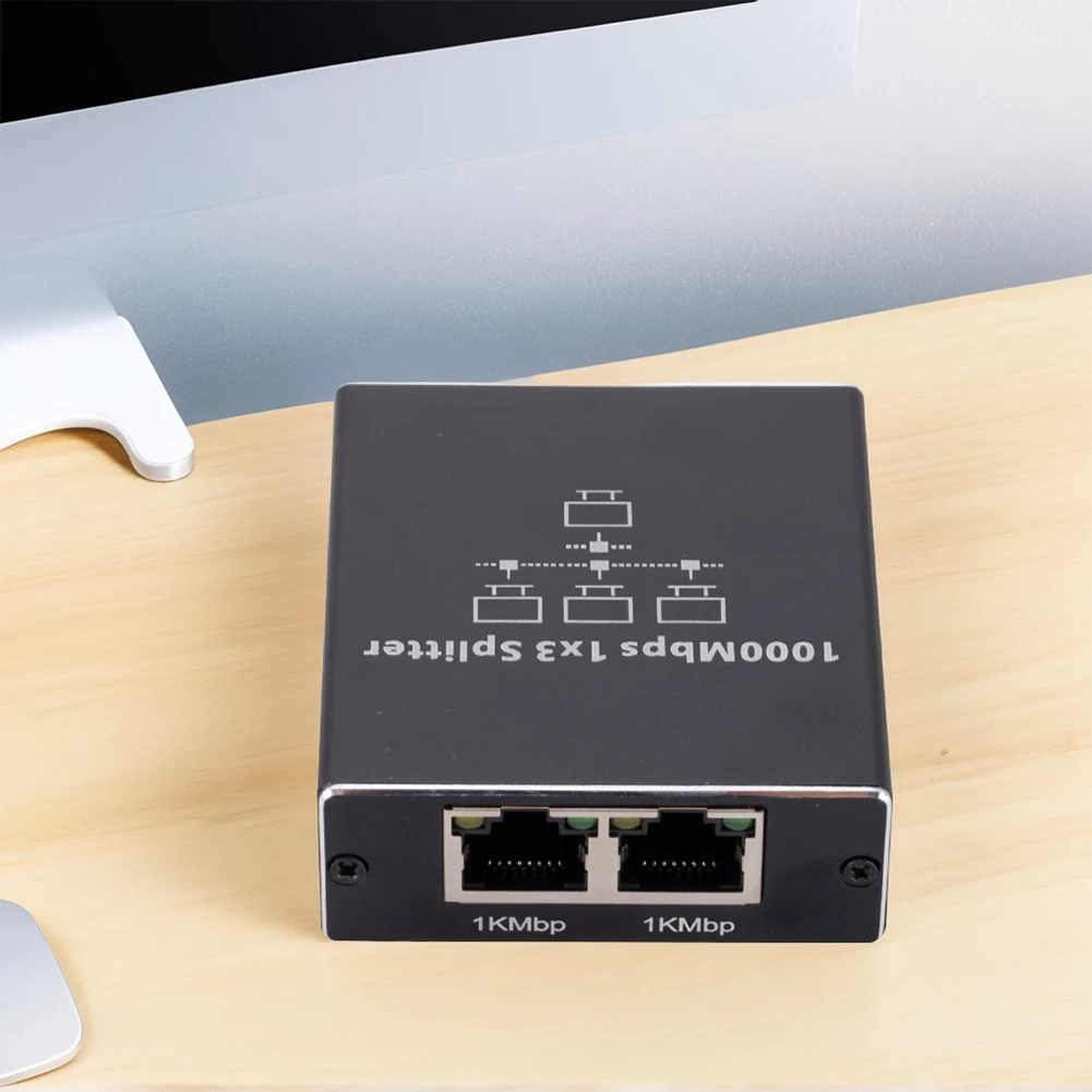 Ethernet Splitter 1 bis 3/4 1000 Mbit/s Internet Kabel Splitter Netzwerk RJ45 Splitter RJ45 Ethernet Splitter Adapter für Router