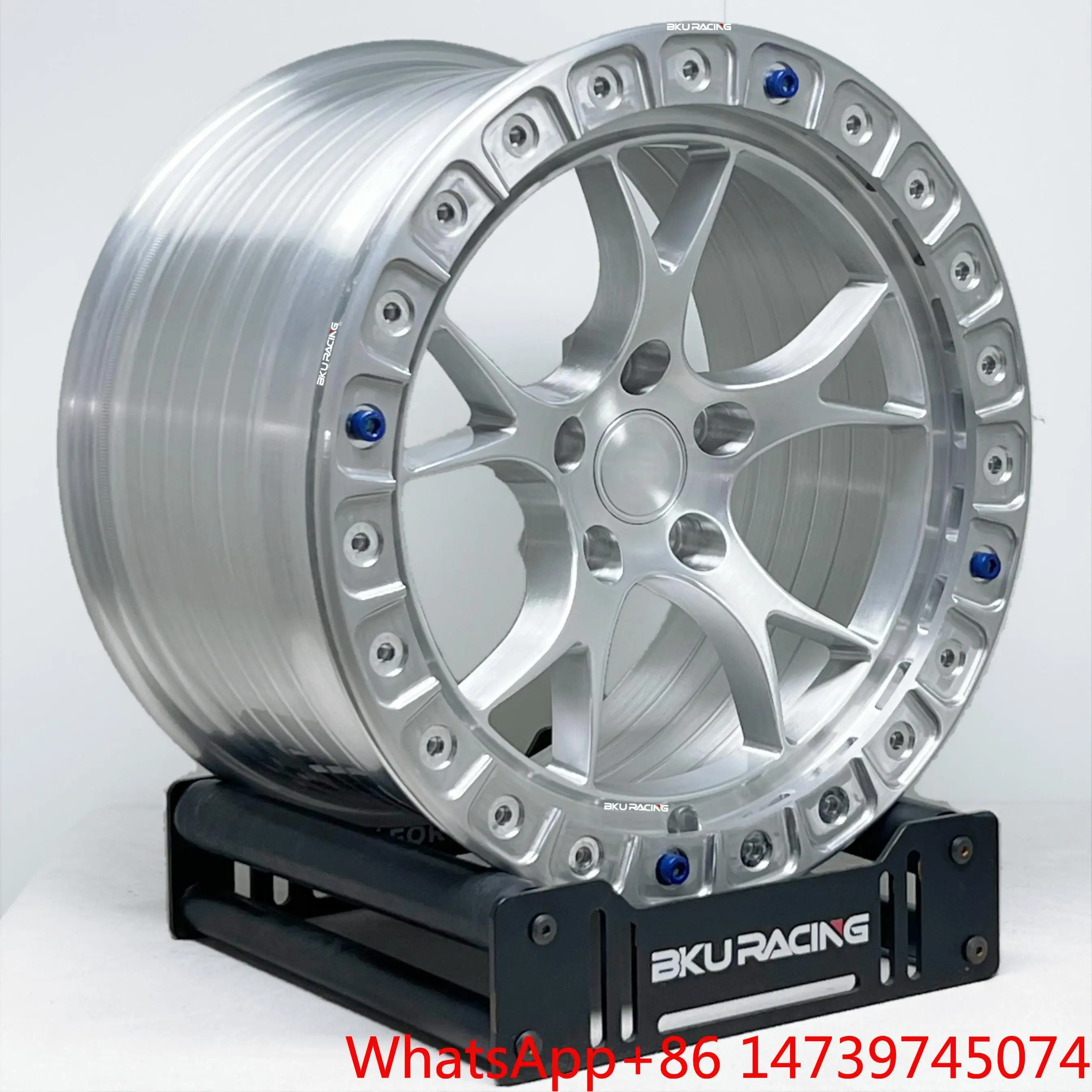 Performance WheelsBku Forged 5X115 Beadlock Wheels For Dodge Challenger SRT Hellcat Rims 17 18 19 Inch Custom Alloy Monoblock Mu
