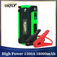GKFLY 12V Car Jump Starter 3000A Portable Power Bank Car Jump Starter Battery Starter For Car Emergency Booster Starting Device