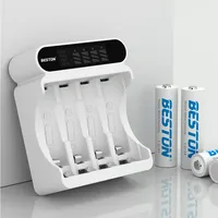 4 Slot Electric Battery Charger Intelligent Fast Charger with LED Indicator for AAA/AA Ni-Cd Rechargeable Battery Charger