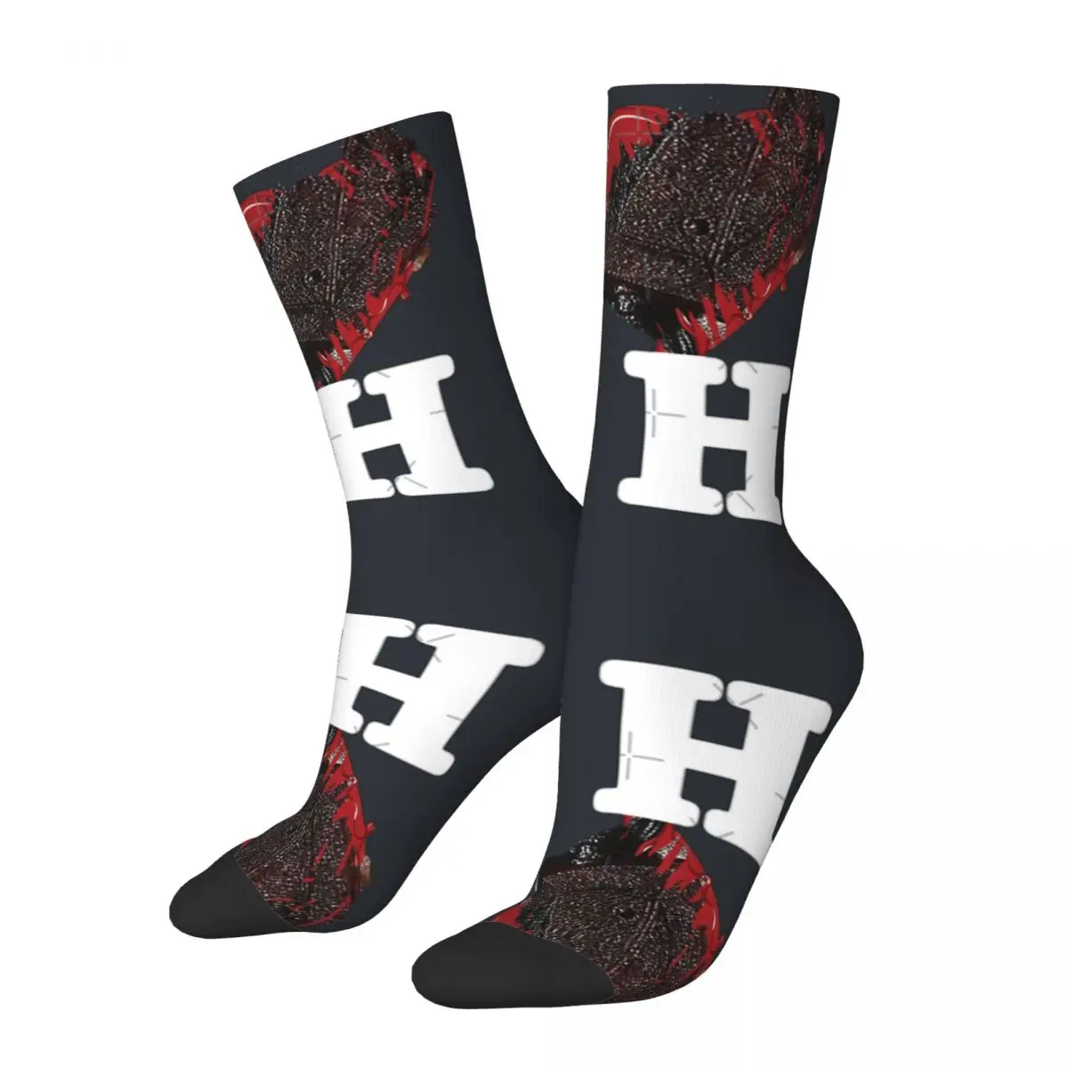 I Love Silent Hill Crazy Men's Socks Unisex silent hill Harajuku Pattern Printed Novelty Crew Sock official-website tops fugees